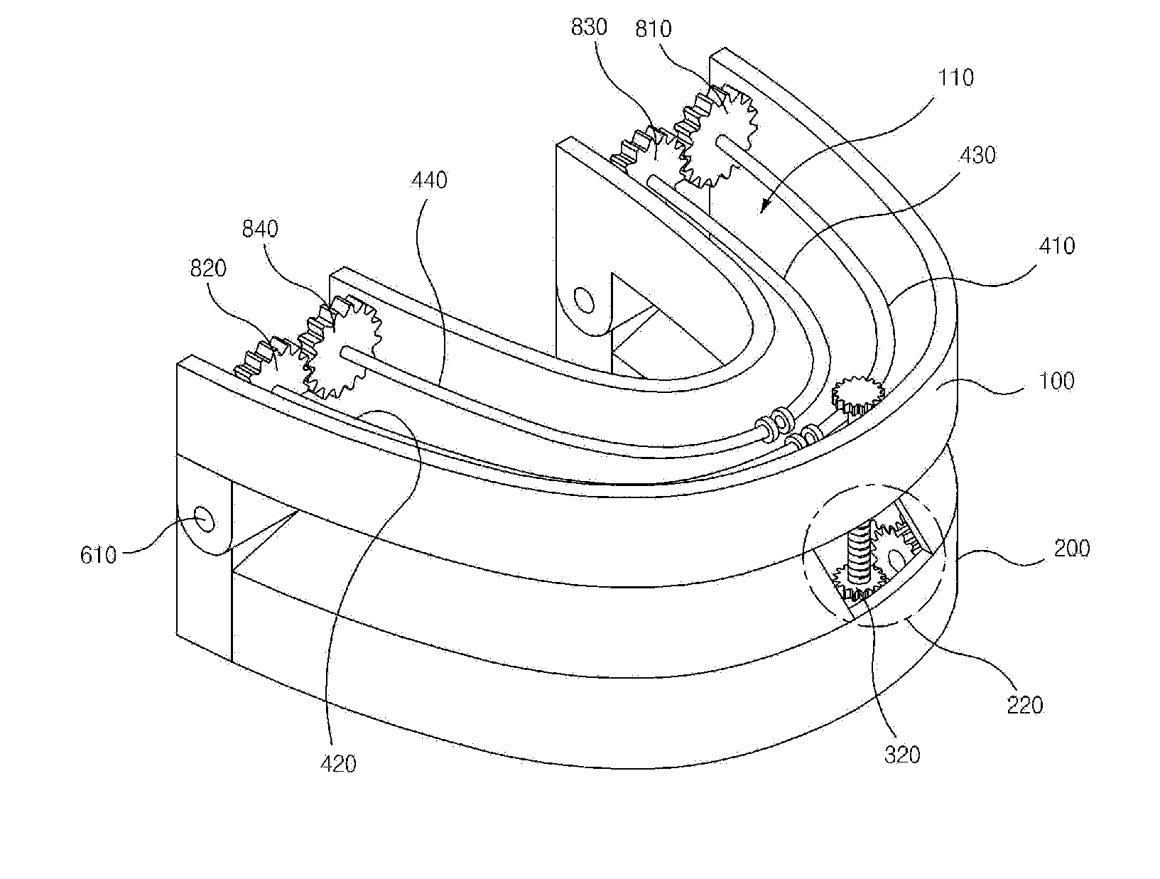 Mouthpiece type toothbrush and the operating method thereof