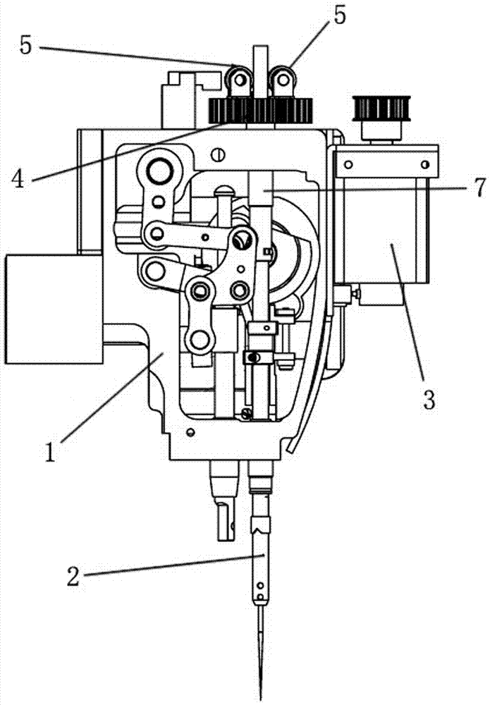 Sewing Machine Needle Bar Synchronous Rotation Mechanism