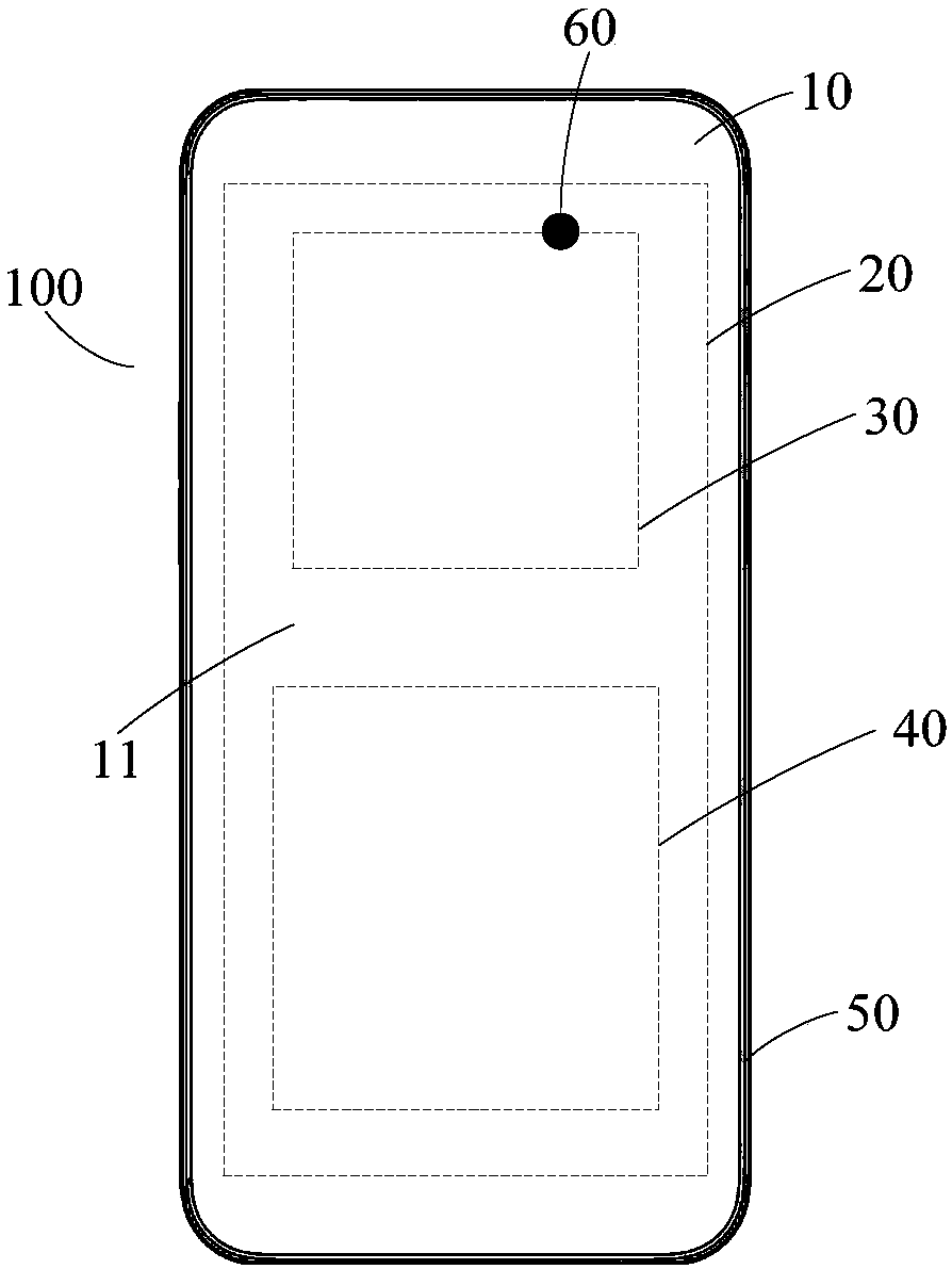 Display screen state control method, storage medium and electronic device