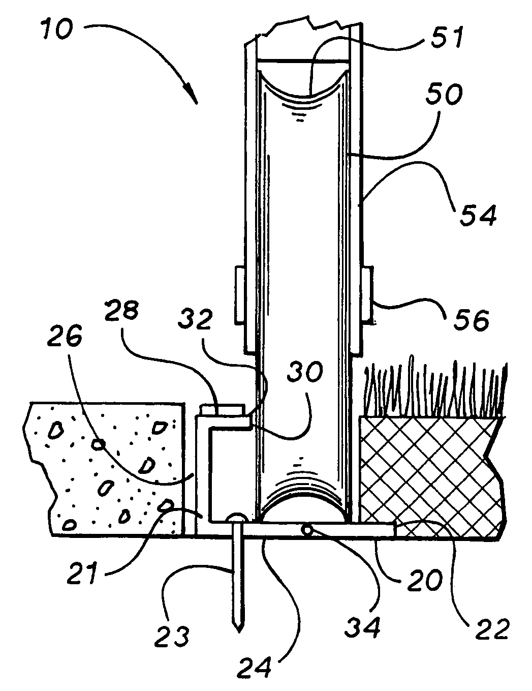 Landscape edging system and device and methods of installation and use thereof