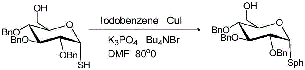 Method for synthesizing alpha-aryl thioglycoside