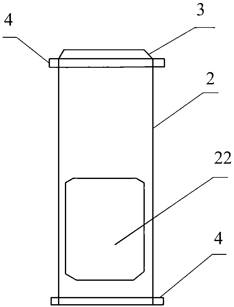 Device for automatically cleaning concrete of tank of concrete mixer truck