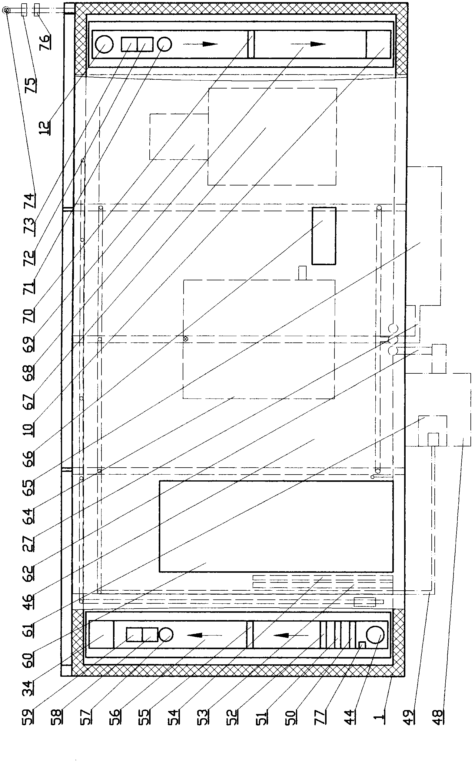 Full-numerical-control track-type seeding culturing device