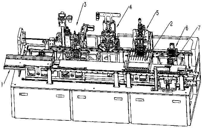Automatic continuous production line for electronic detonators