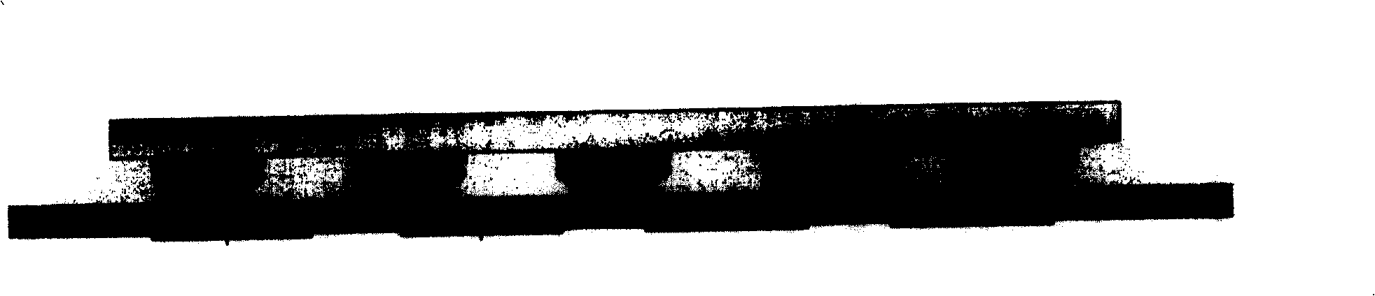 Method for restoring integrated circuit chip and printed steel plate private for the same