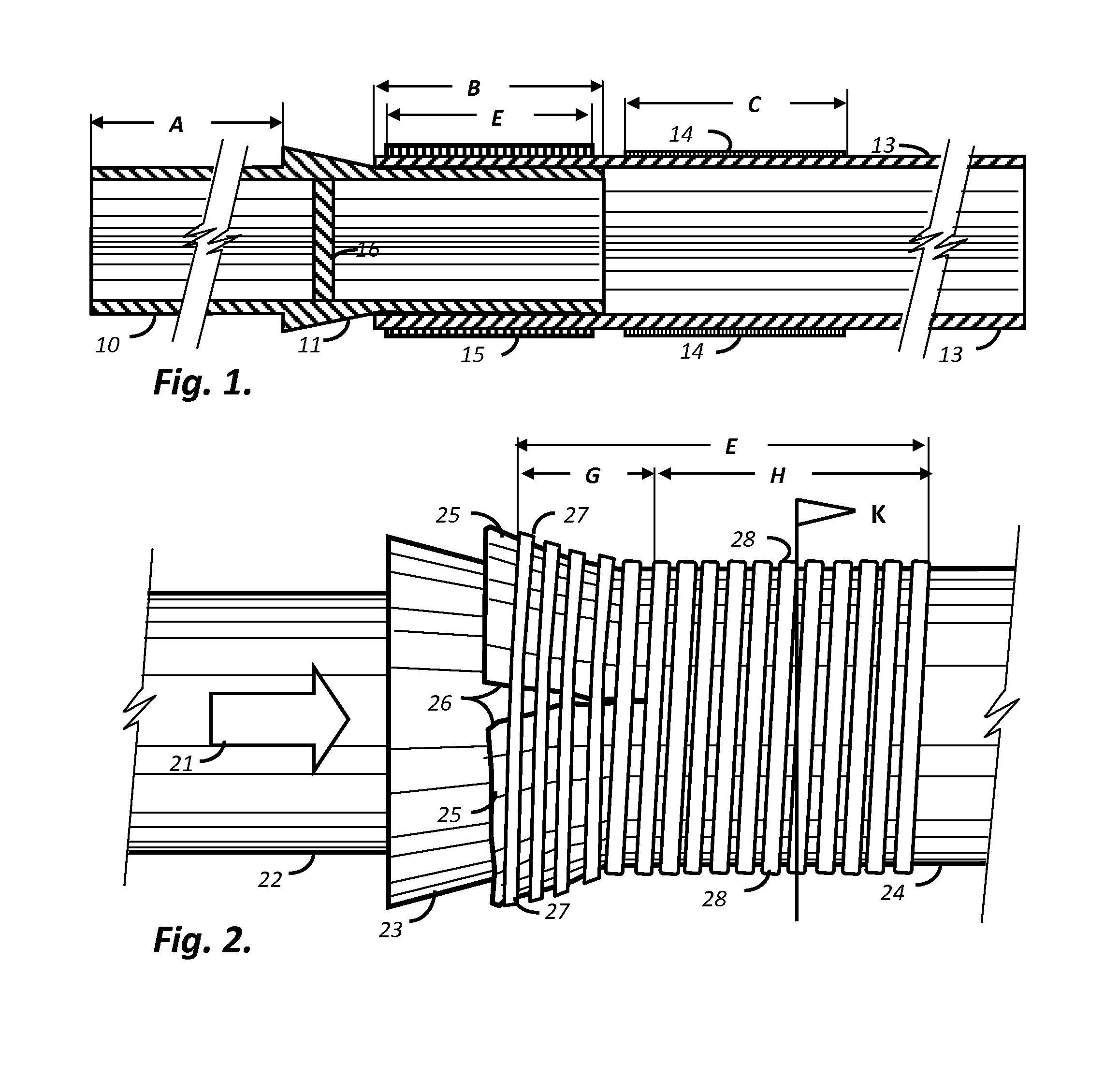 Re-stabilized impact strut