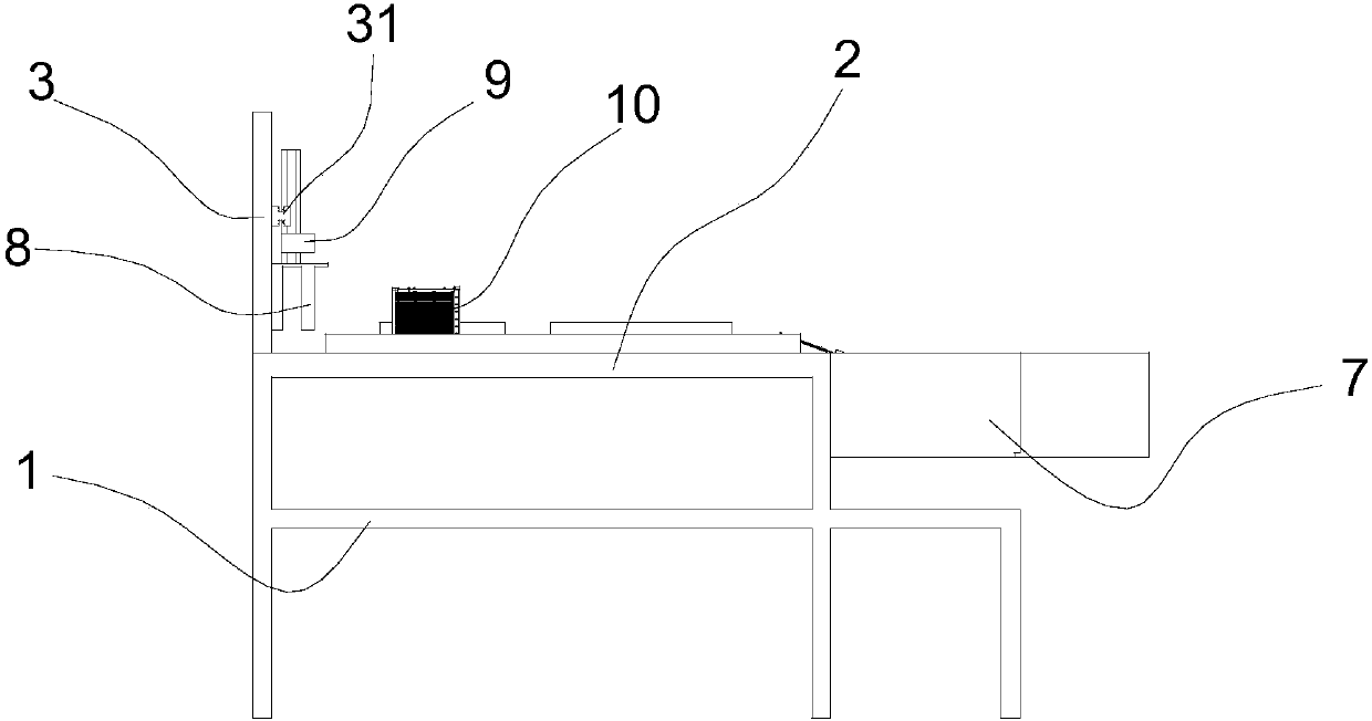 Silicon chip underwater automatic taking and inserting machine