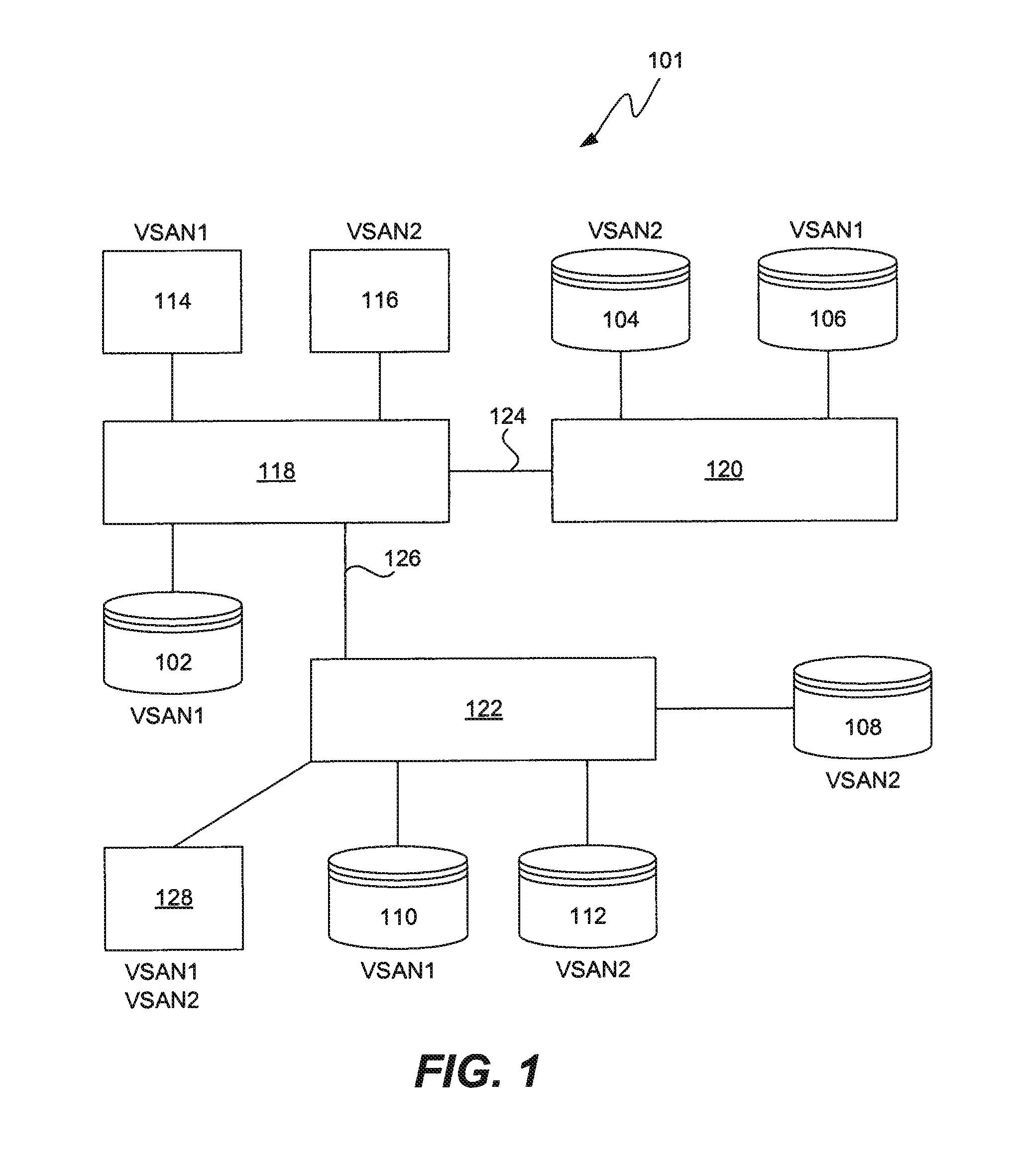 Methods and apparatus for encapsulating a frame for transmission in a storage area network