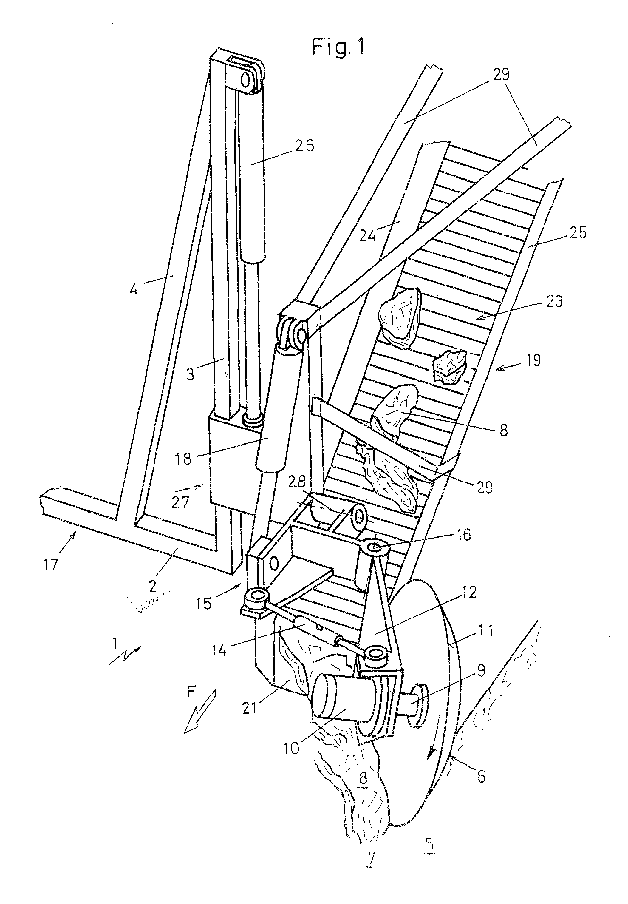 Method for mechanically processing or straightening an edge