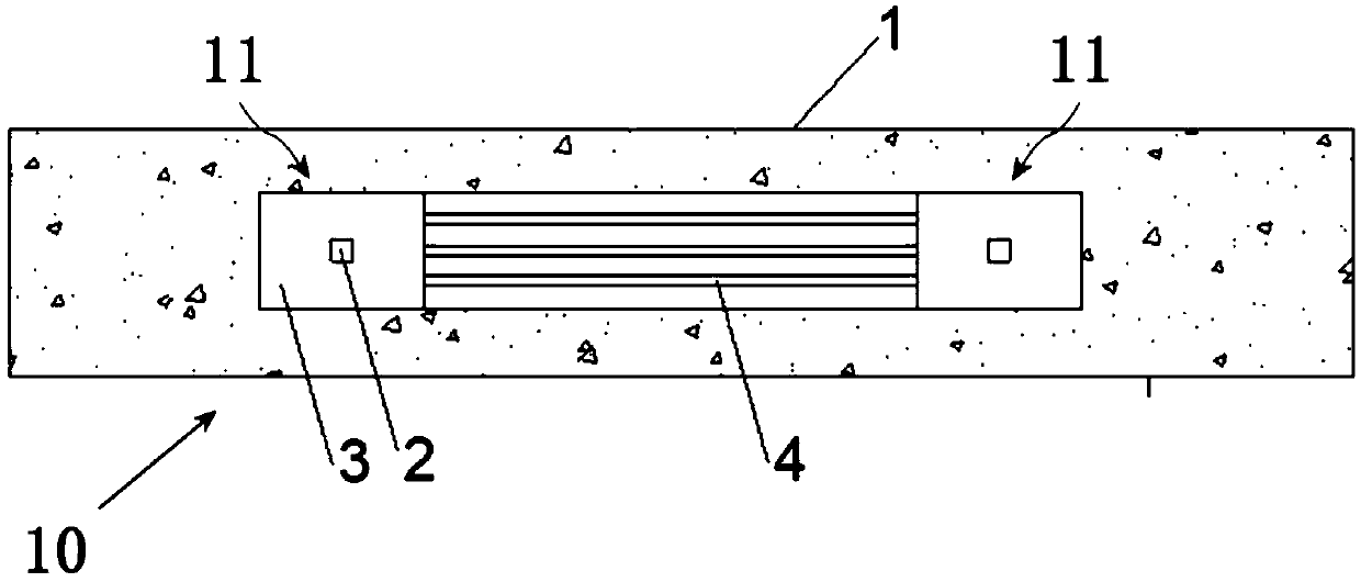 Quick installation device for self-locking inward inclined type strain sensor