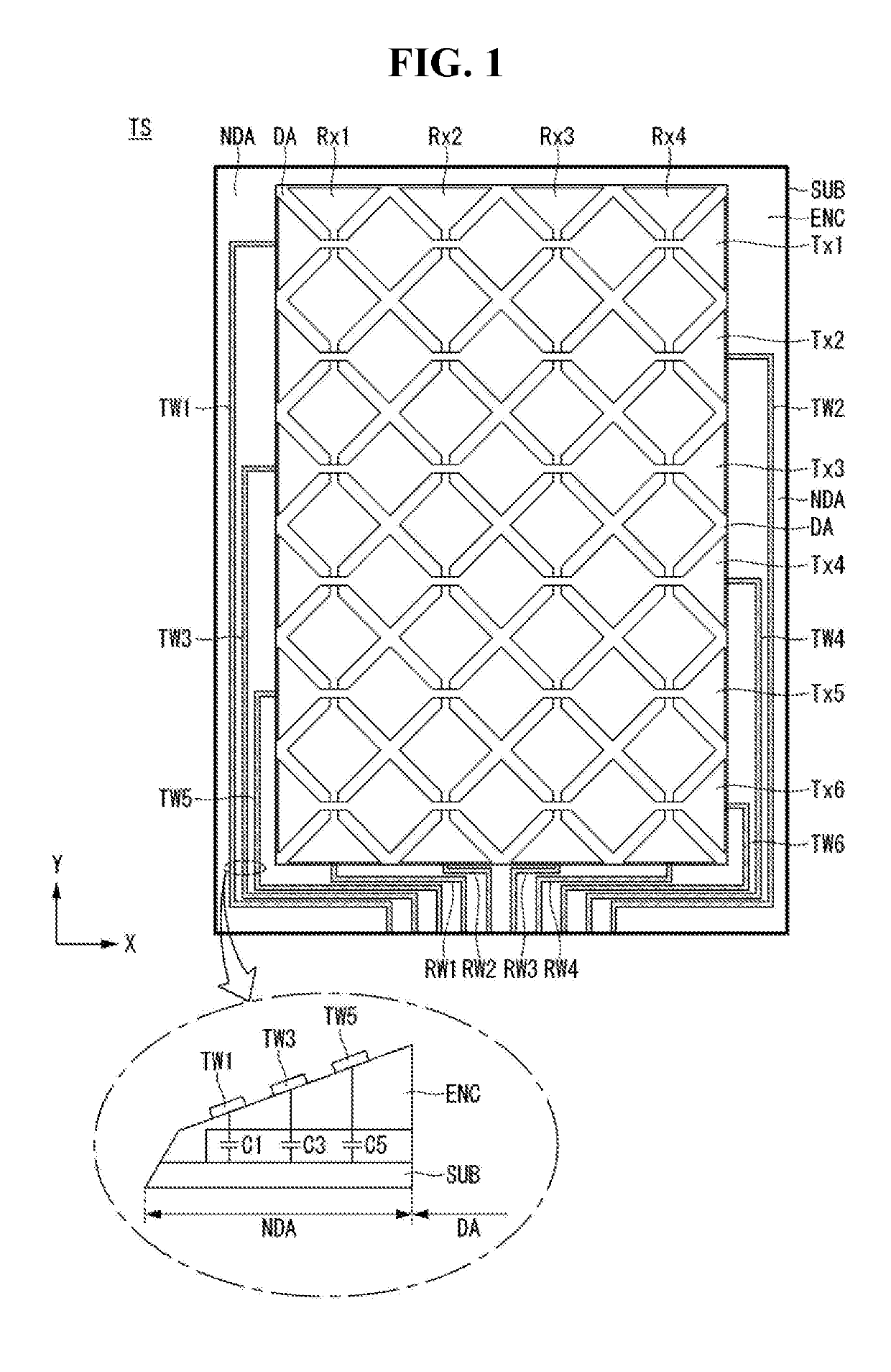 Display apparatus having touch screen