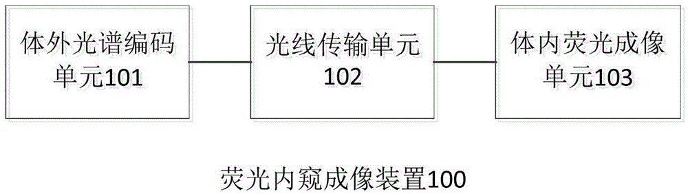 Fluorescence endoscope imaging device and method