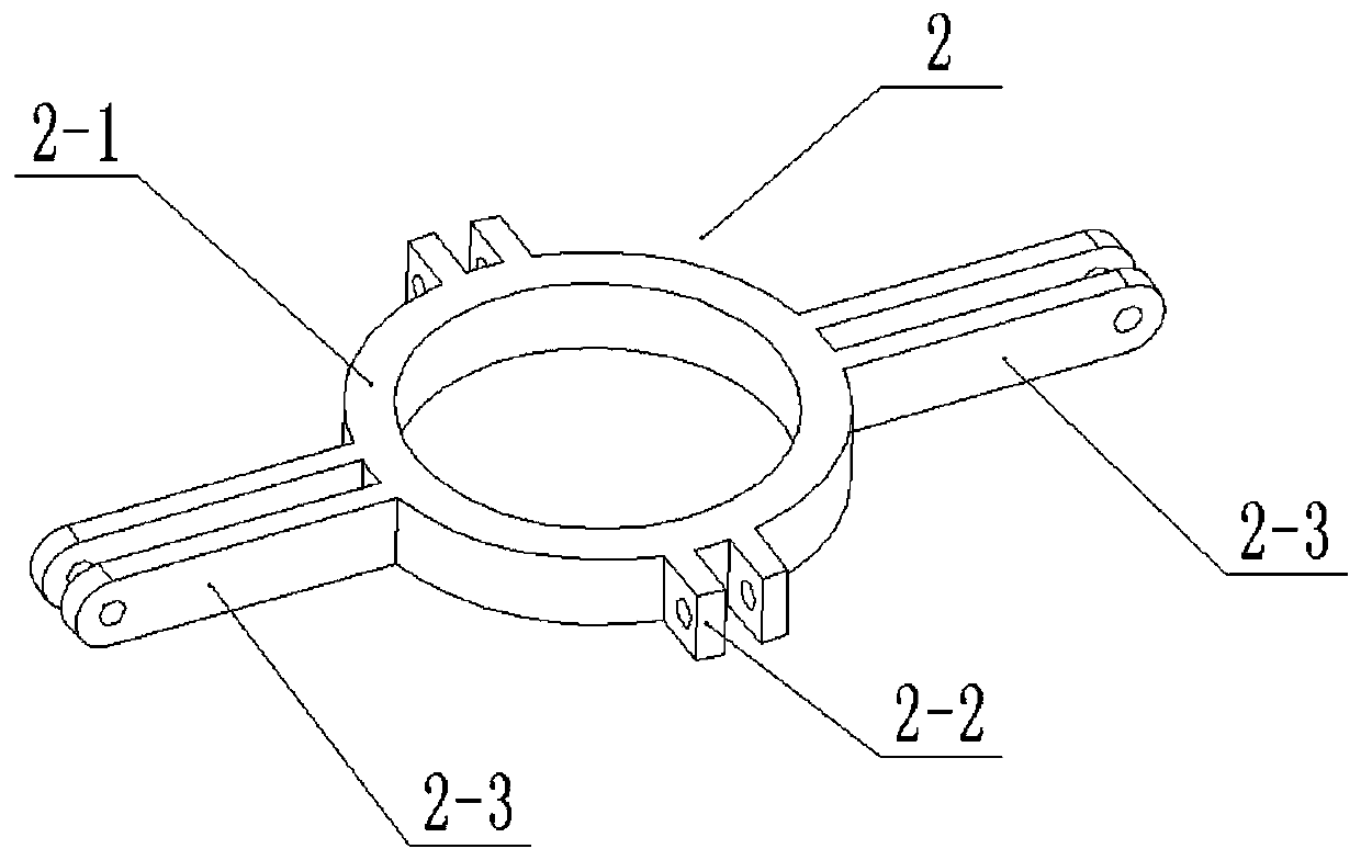 A ground truss pin shaft connection node structure