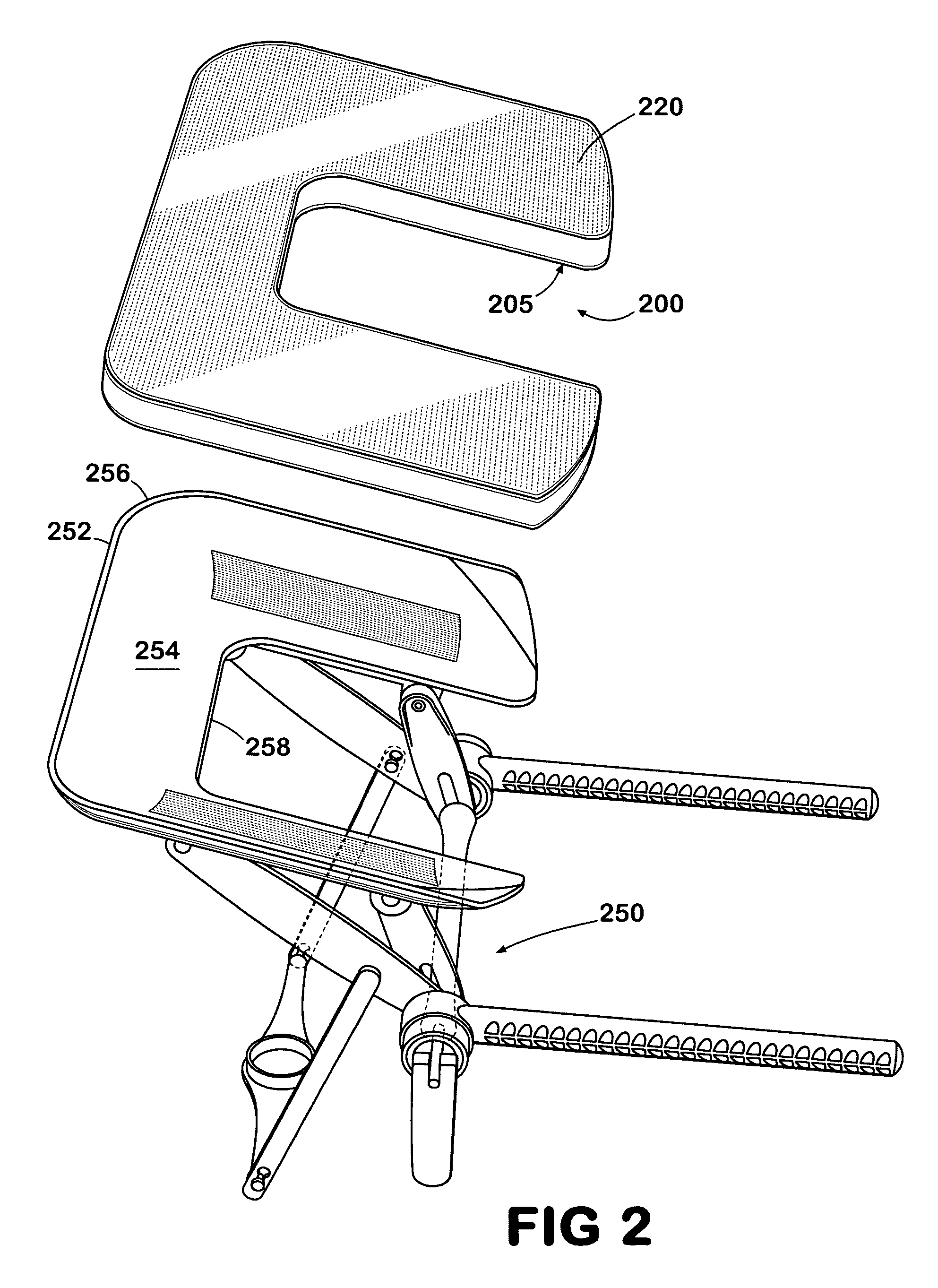 Adjustable head-support for therapy tables
