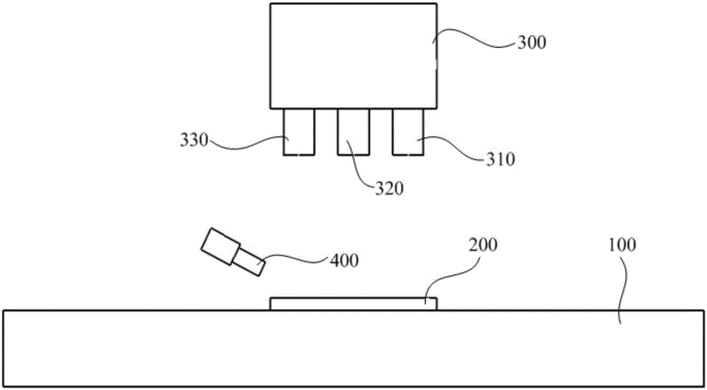 Ceramic drilling method of composite nanosecond-picosecond-femtosecond laser technology