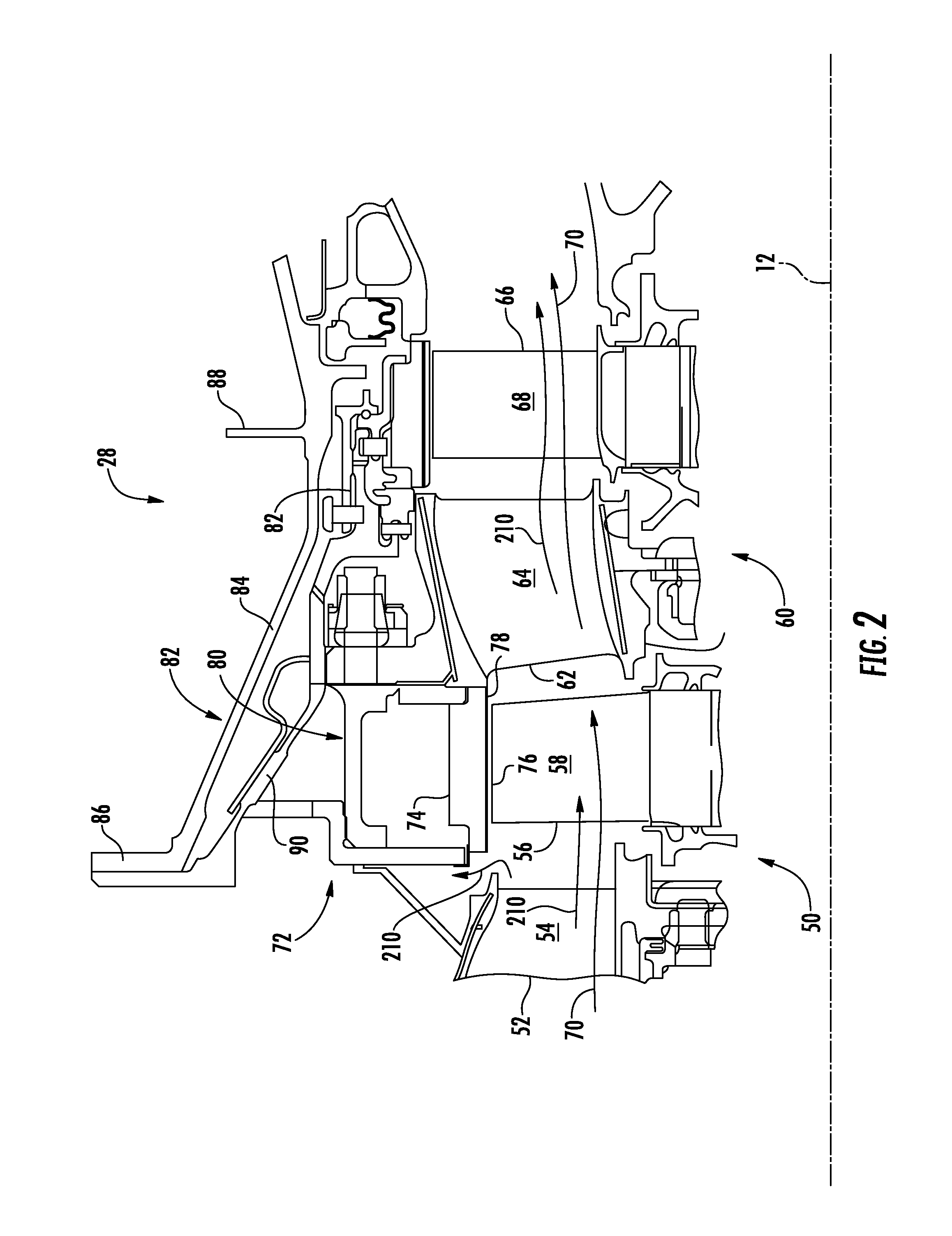 System for thermally shielding a portion of a gas turbine shroud assembly