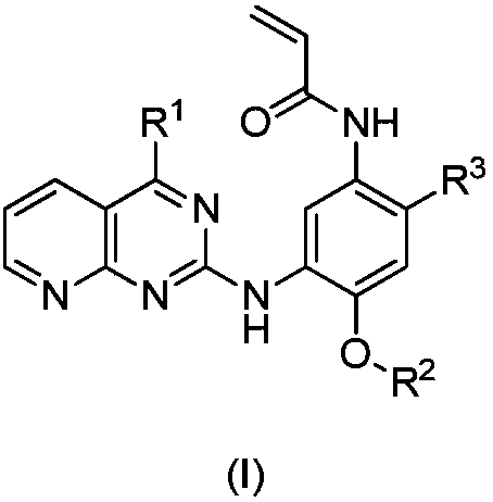 Derivative adopting pyridino-[2,3-d]pyridine as mother nucleus as well as preparation method and application thereof