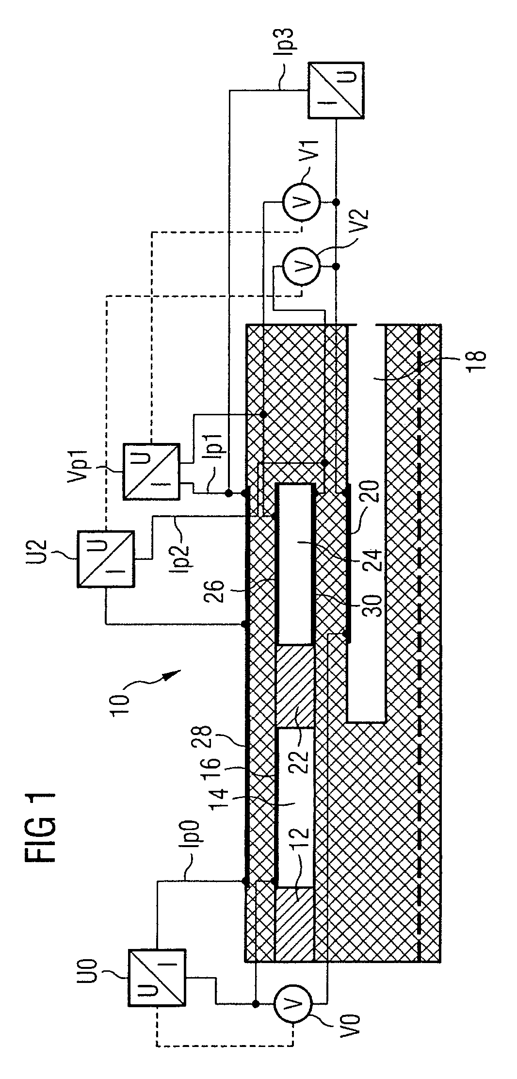 Method for operating a measuring probe for measuring a gas concentration