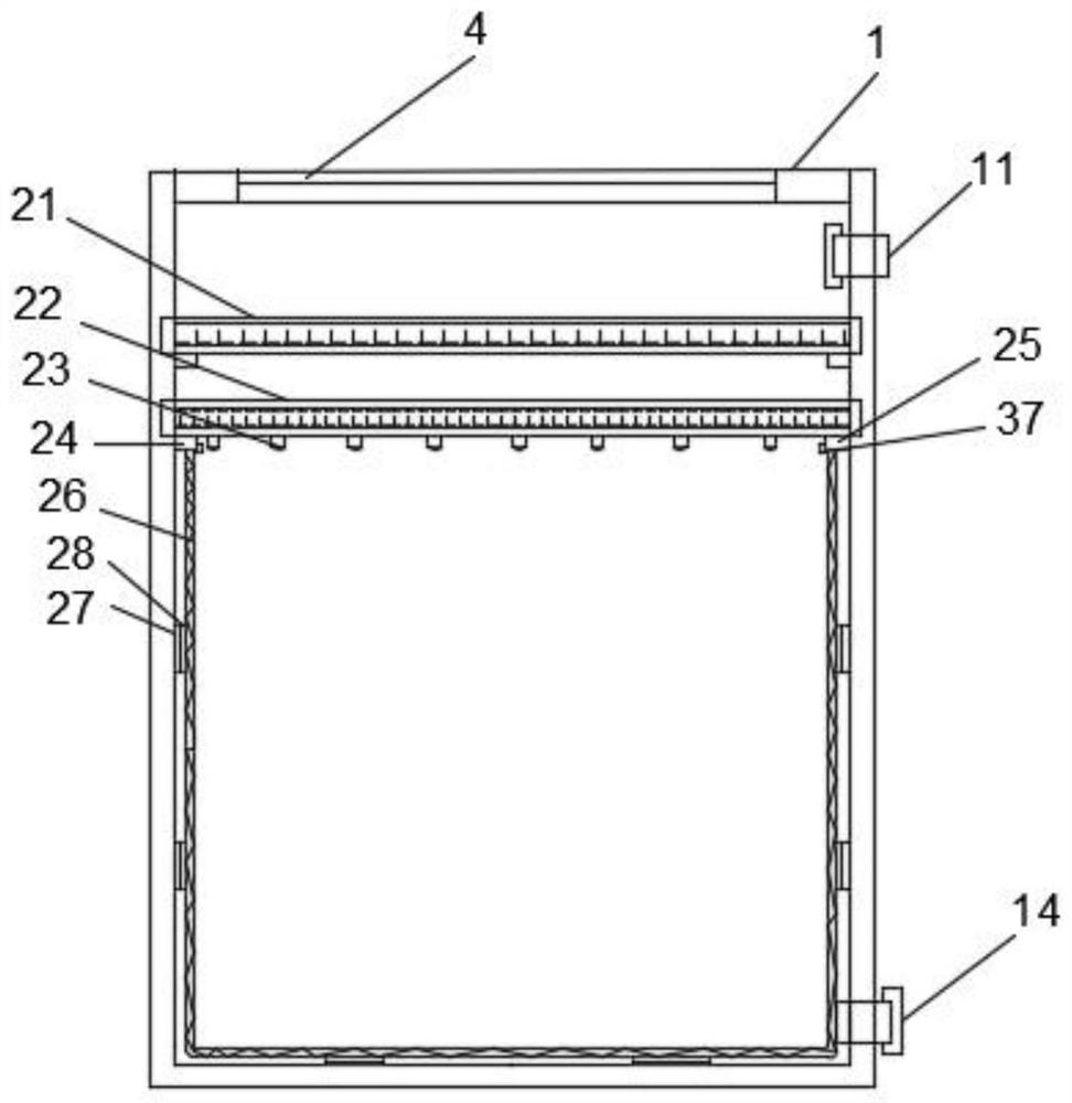 Lead-acid storage battery recovery wastewater treatment device