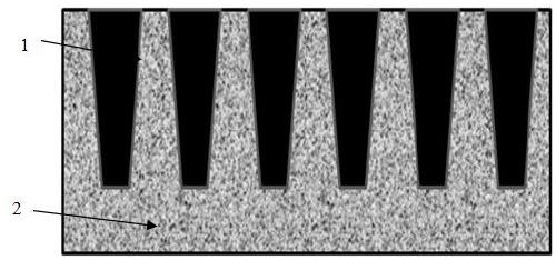 a wc  <sub>p</sub> /Preparation method of high manganese steel-based composite wear-resistant lining plate