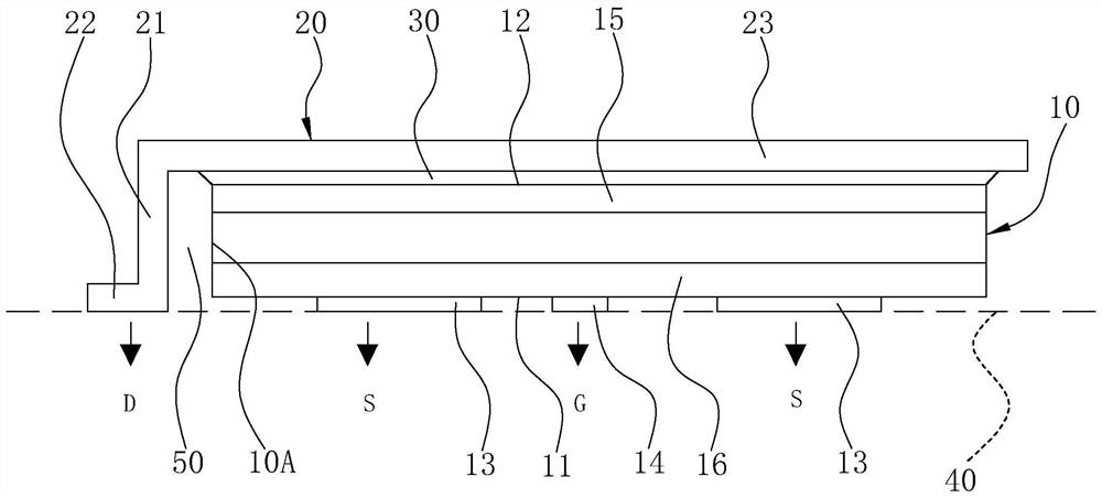 Power semiconductor device packaging structure and manufacturing method thereof