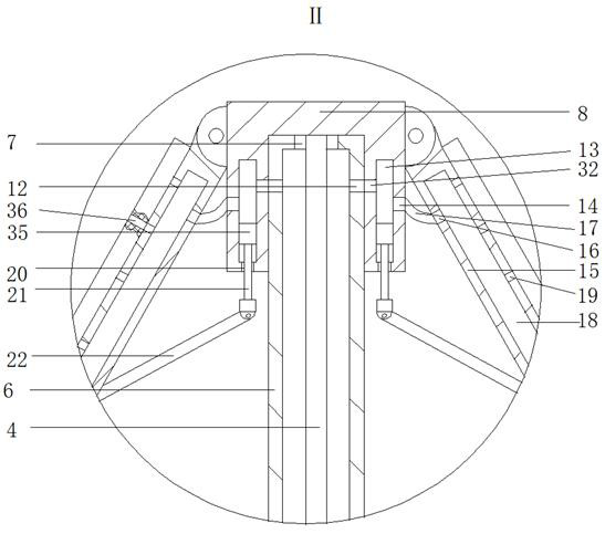 Cleaning device for flame cone in atomic absorption spectrometer