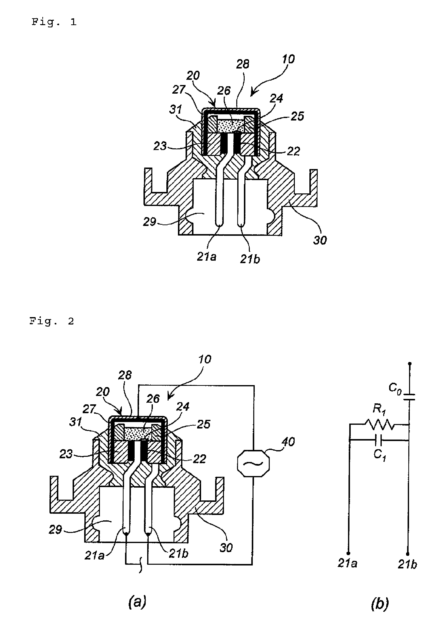 Assembly method for device employing electric ignition