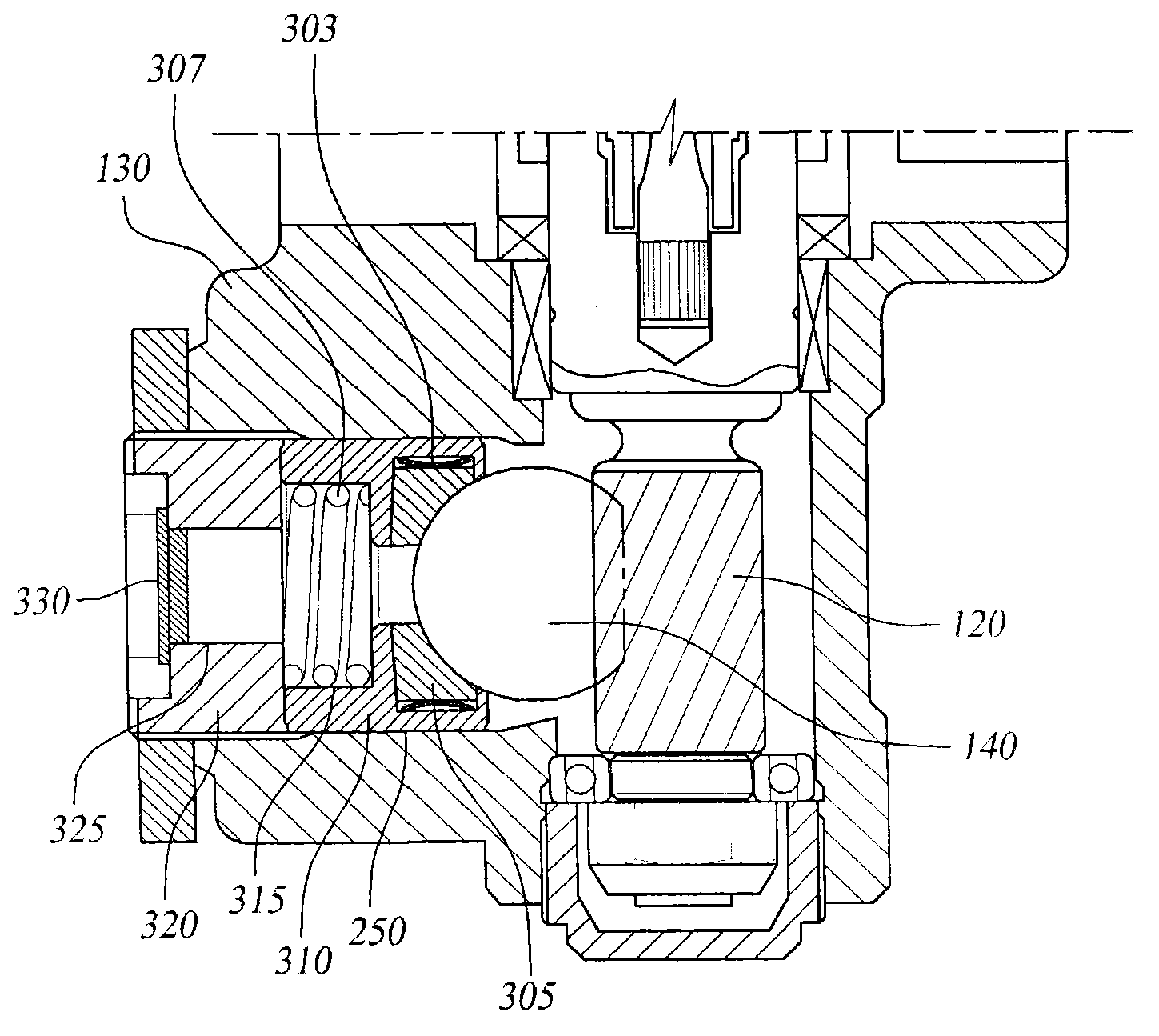 Rack bar supporting device of vehicle steering apparatus