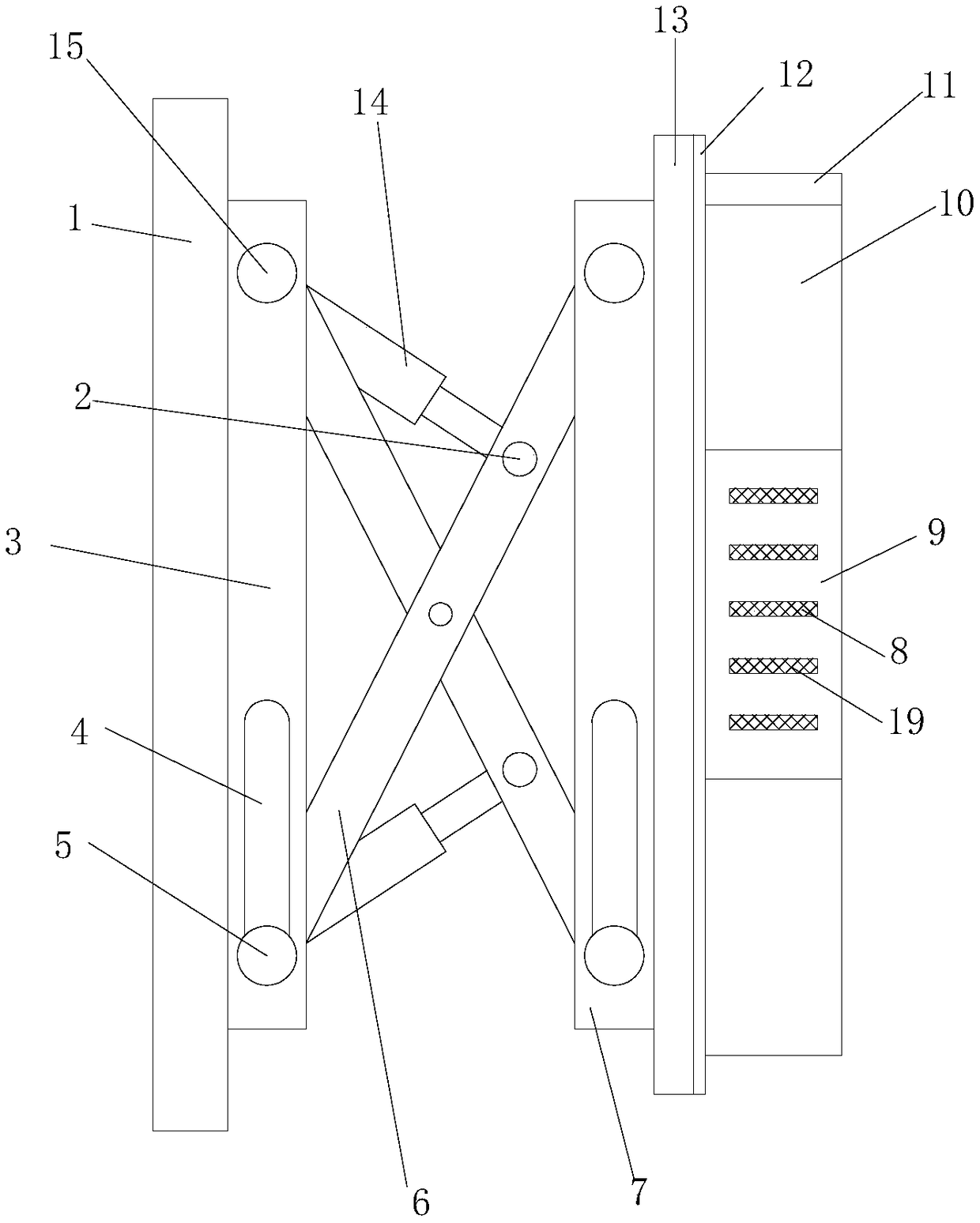 Television suspension bracket for smart home