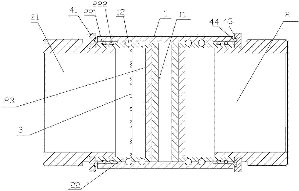 A handleless filter gate valve