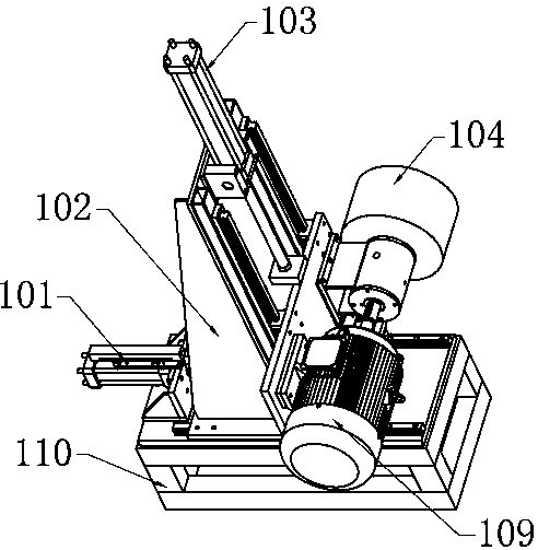 Automatic rust removing machine for steel rails