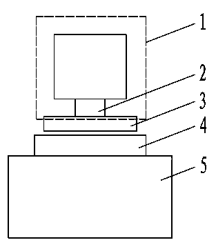 Method for measuring material surface emissivity by virtue of thermal infrared imager rapidly
