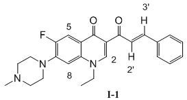 Acrylketone derivative of pefloxacin and preparation method and application of acrylketone derivative