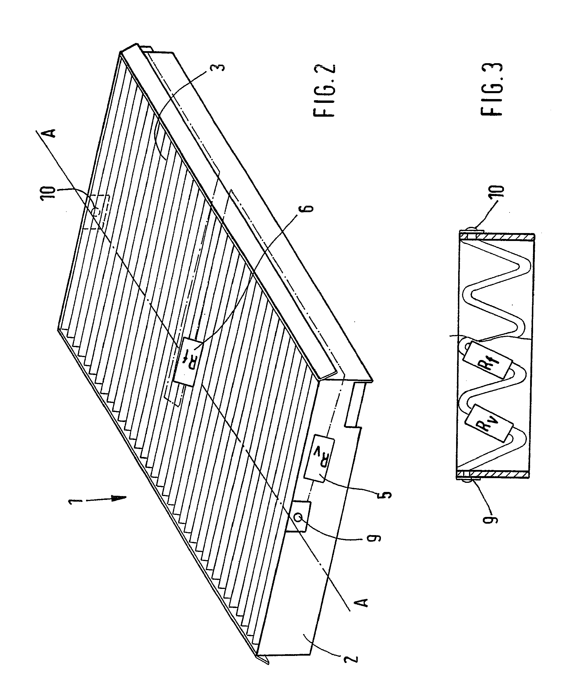 Air Filter for a Vehicle Air Conditioning System, Vehicle Air Conditioning System Comprising an Air Filter with a Moisture Sensor and a Method for Operating a Vehicle Air Conditioning System