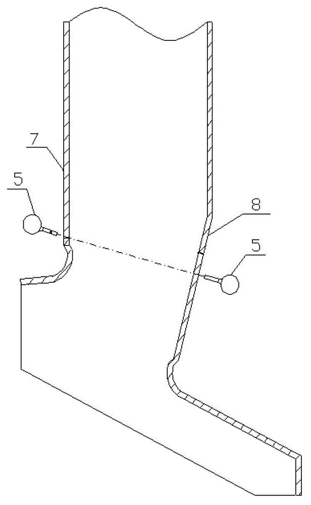 A Secondary Air Arrangement Device for Garbage Incinerator