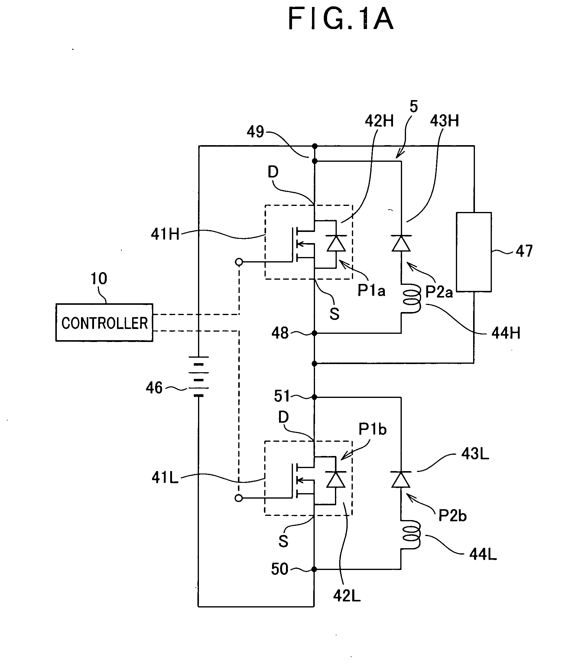 Power switching circuit improved to reduce loss due to reverse recovery current