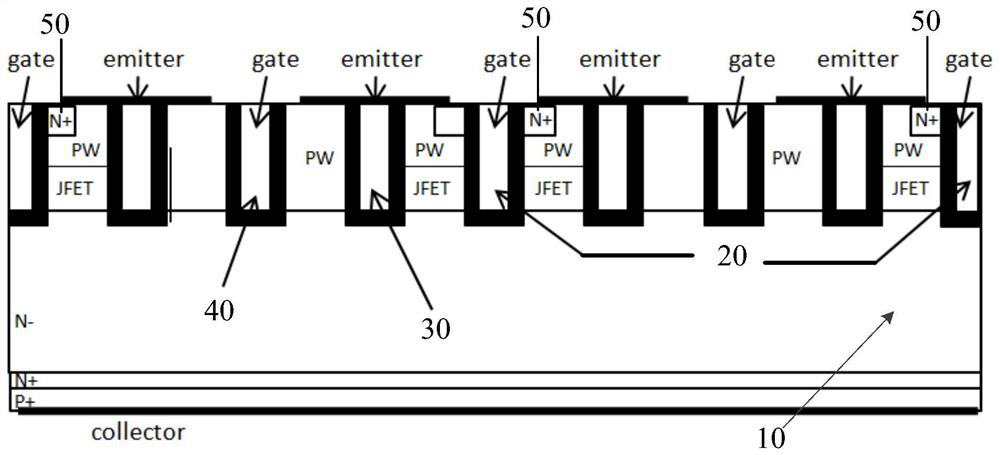 Micro-groove IGBT and manufacturing method thereof