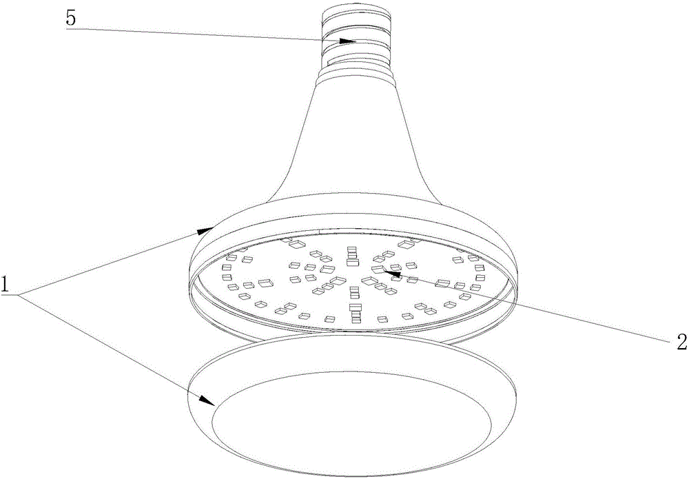 Flying saucer lamp