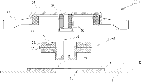 Composite structure of radiator fan and molding method thereof