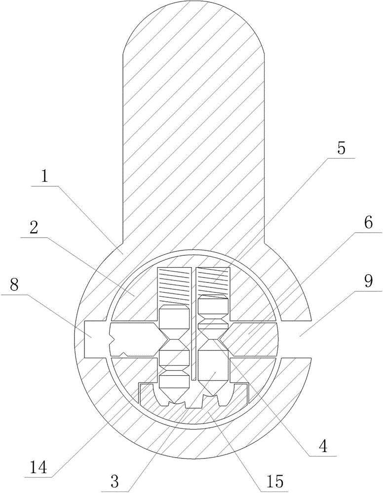 Anti-theft lock and key for same