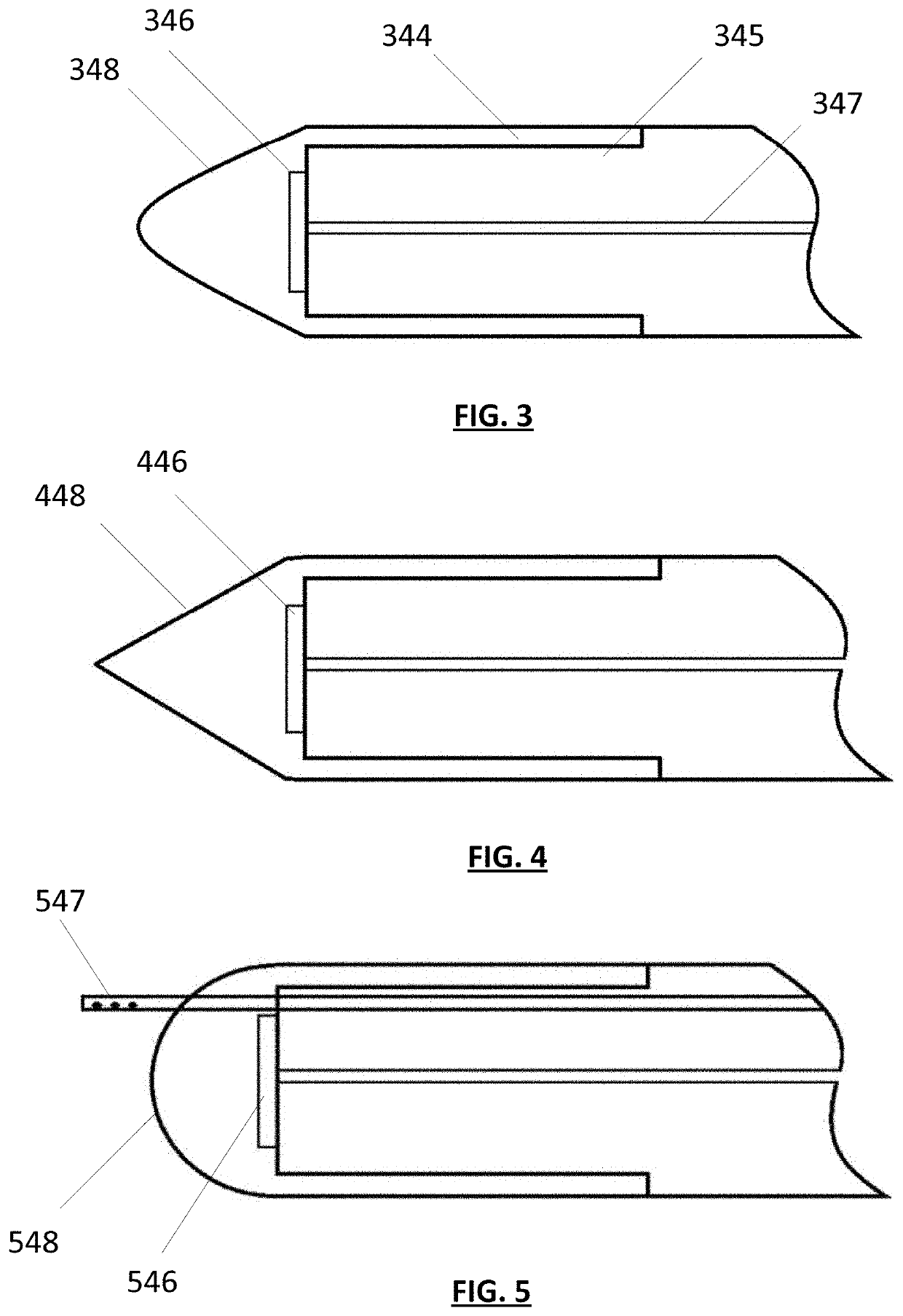 Veress-type needles with illuminated guidance and safety features