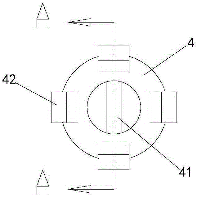 Separable blood vessel blocking forceps under laparoscope