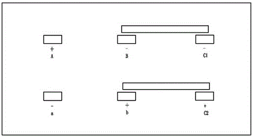 Excitation slip ring bus-bar system and excitation system slip ring polarity adjusting method