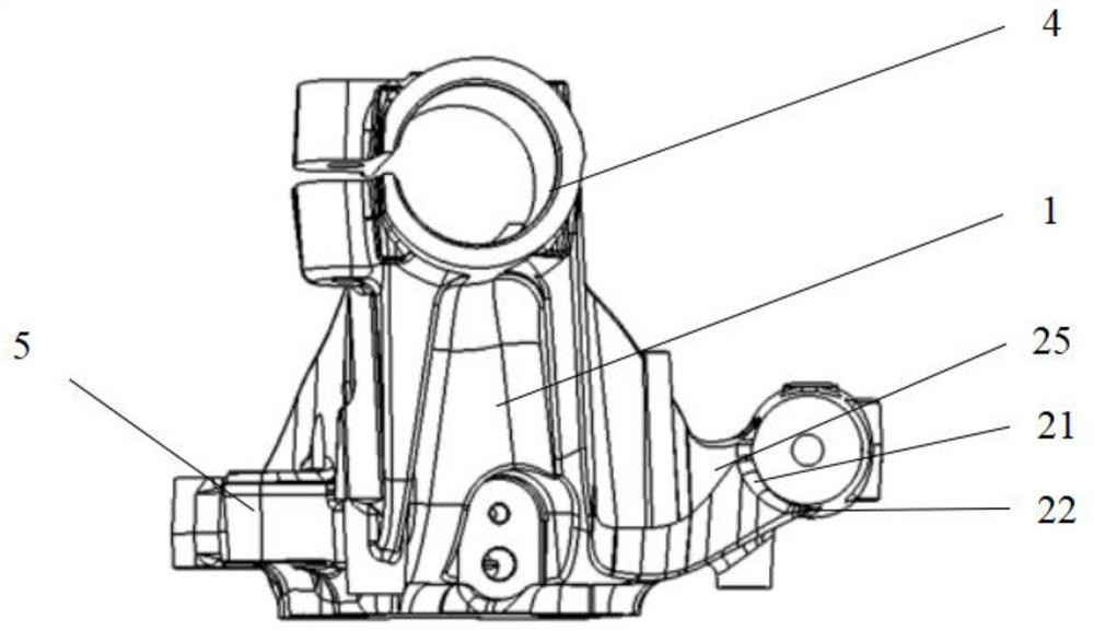 Vehicle steering knuckle and vehicle