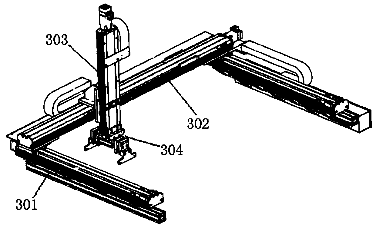 a kind of uo  <sub>2</sub> Green blank automatic unloading and palletizing device