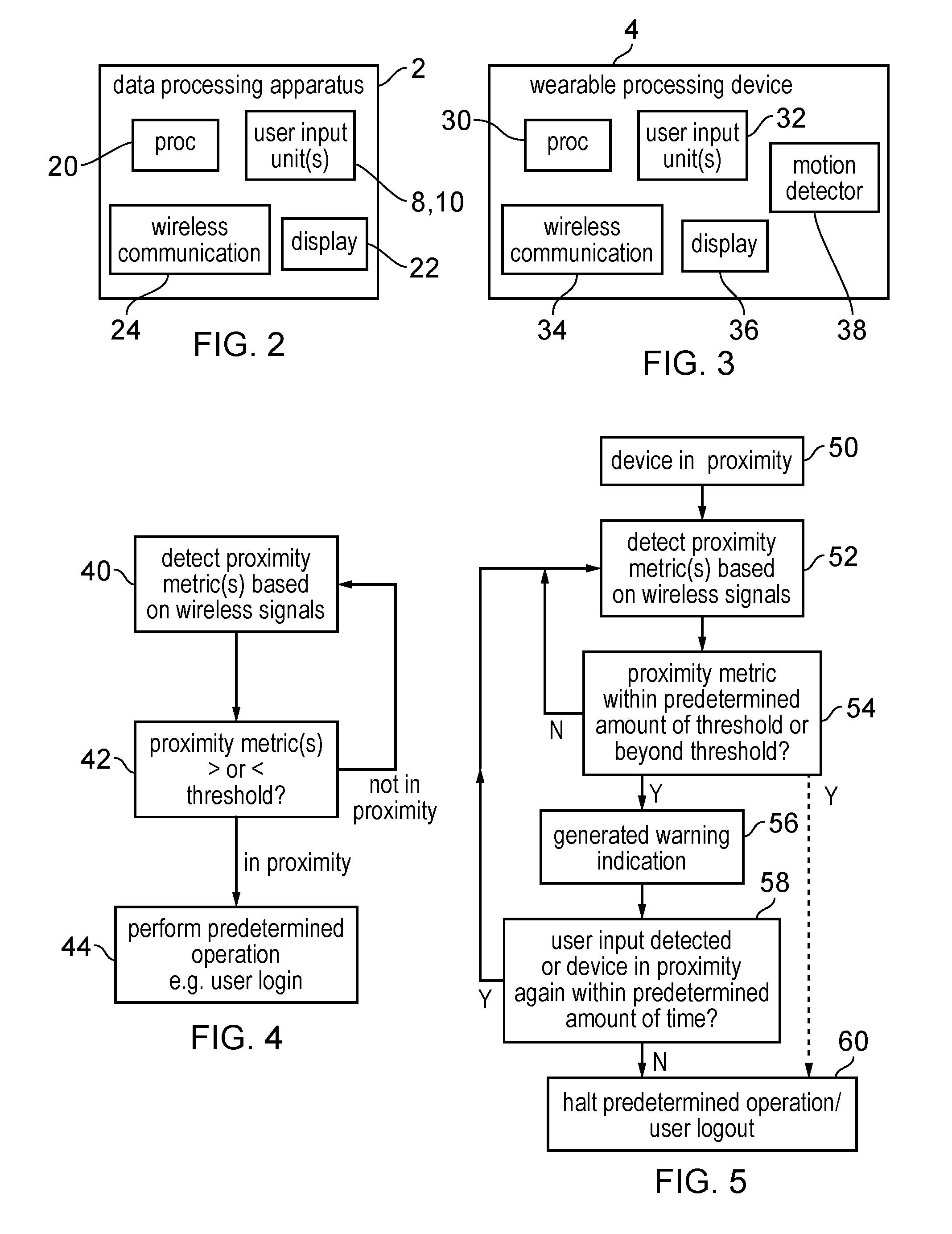 Calibrating proximity detection for a wearable processing device