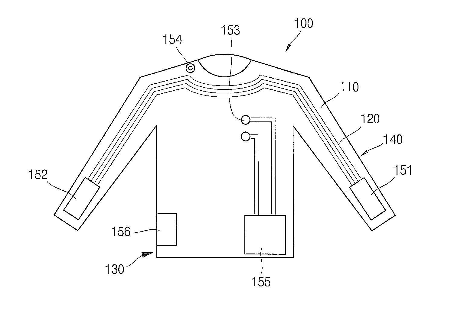 Digital garment using knitting technology and fabricating method thereof