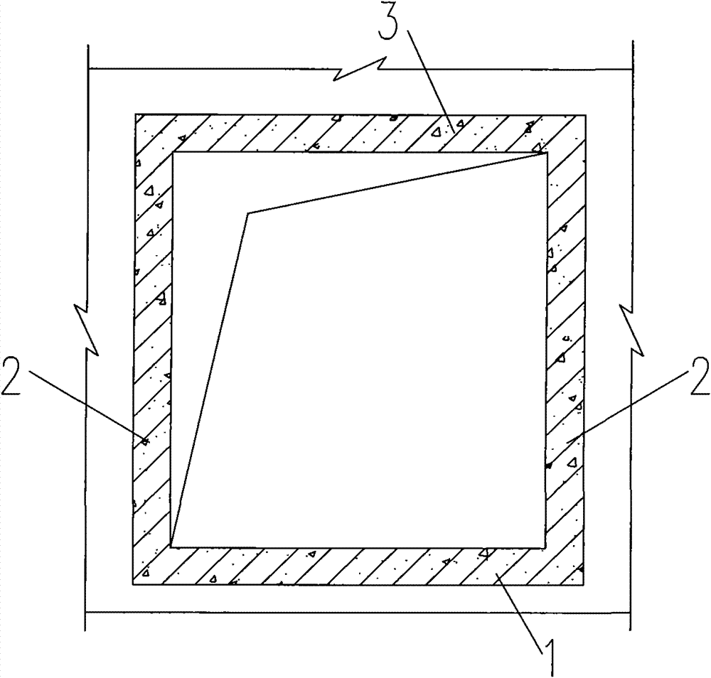 Silicon powder suddenly-expanded cavern structure adopted at water delivery system valve segment and construction method thereof