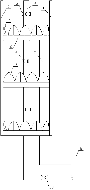 Dustproof filtration device for chimney