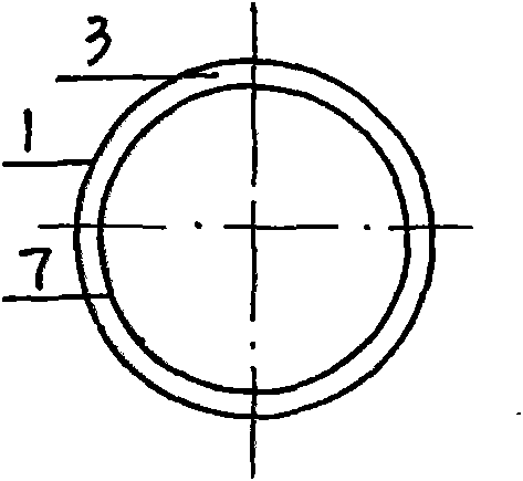 All-glass vacuum heat collection pipe with regular prism-shaped inner pipe and production method thereof